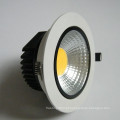 CE ROHS aprovado rodada levou downlight 90LM / W RA75 made in china 3 anos de garantia